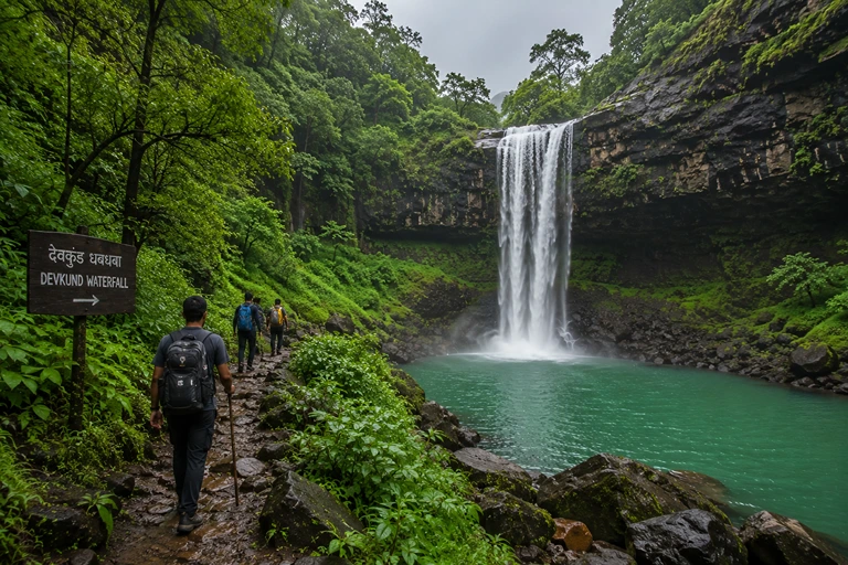 Devkund Waterfall Trek Maharashtra