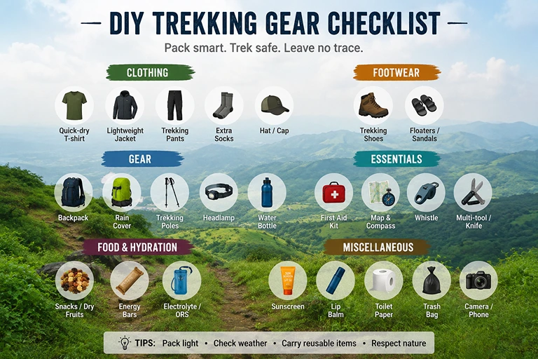 DIY Trekking Gear Checklist