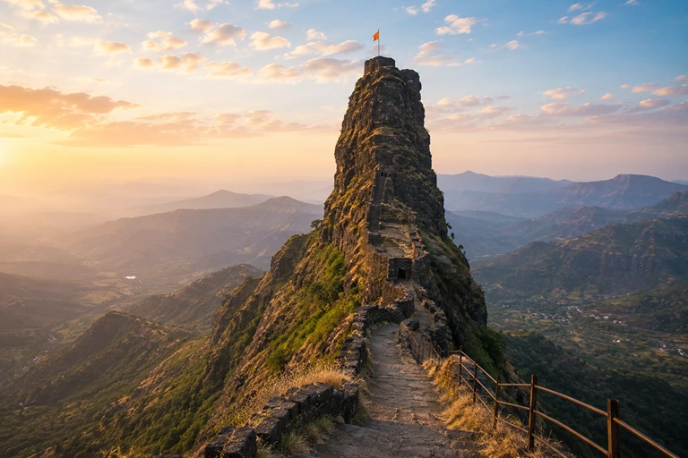 Harihar Fort or Kalsubai view