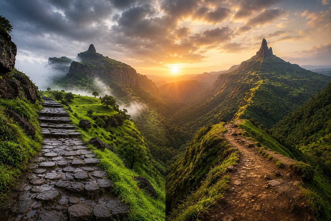 Pachnai vs Khireshwar Route: Which Harishchandragad Trek Route Should You Choose?